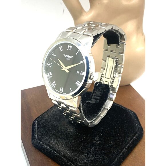 Tissot Men's Watch Swiss Quartz Black Dial 42mm Stainless Steel T1294101105300 - Picture 14 of 14